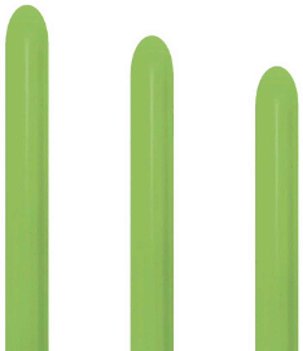 260 Lime Green sempertex 50 Stuks - modeleerballon
