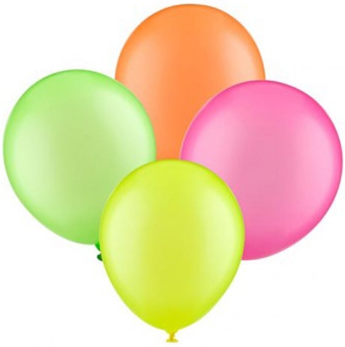 50 Neon Ballonnen 12 inch