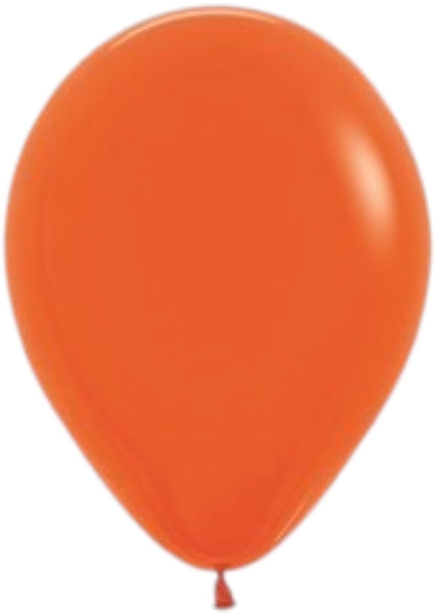 Latex ballonnen Sempertex Fashion orange, 10inch - 100 stuks