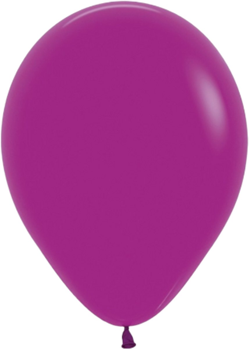 Latex ballonnen rond Fashion Purple Orchid, 12inch - 50 stuks