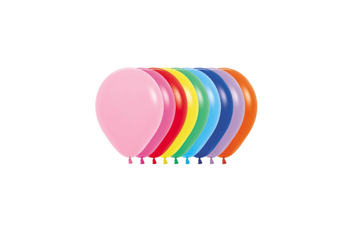 Sempertex - verjaardag versiering - ballonnen - solid fashion - mix