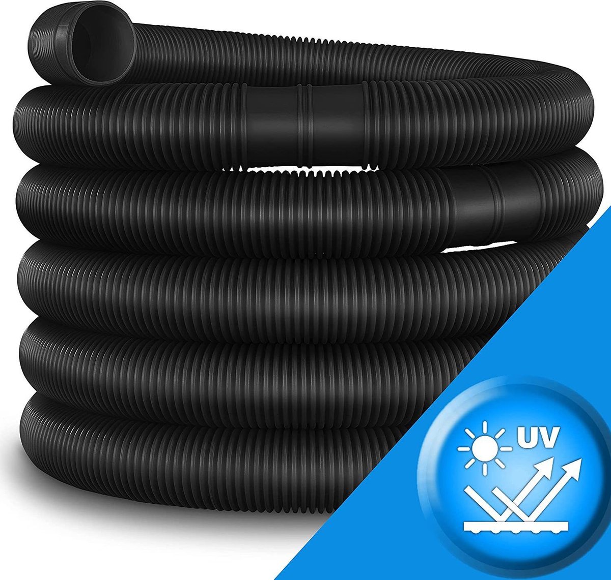 Sens Design zwembadslang 32 mm - 10 meter - zwart