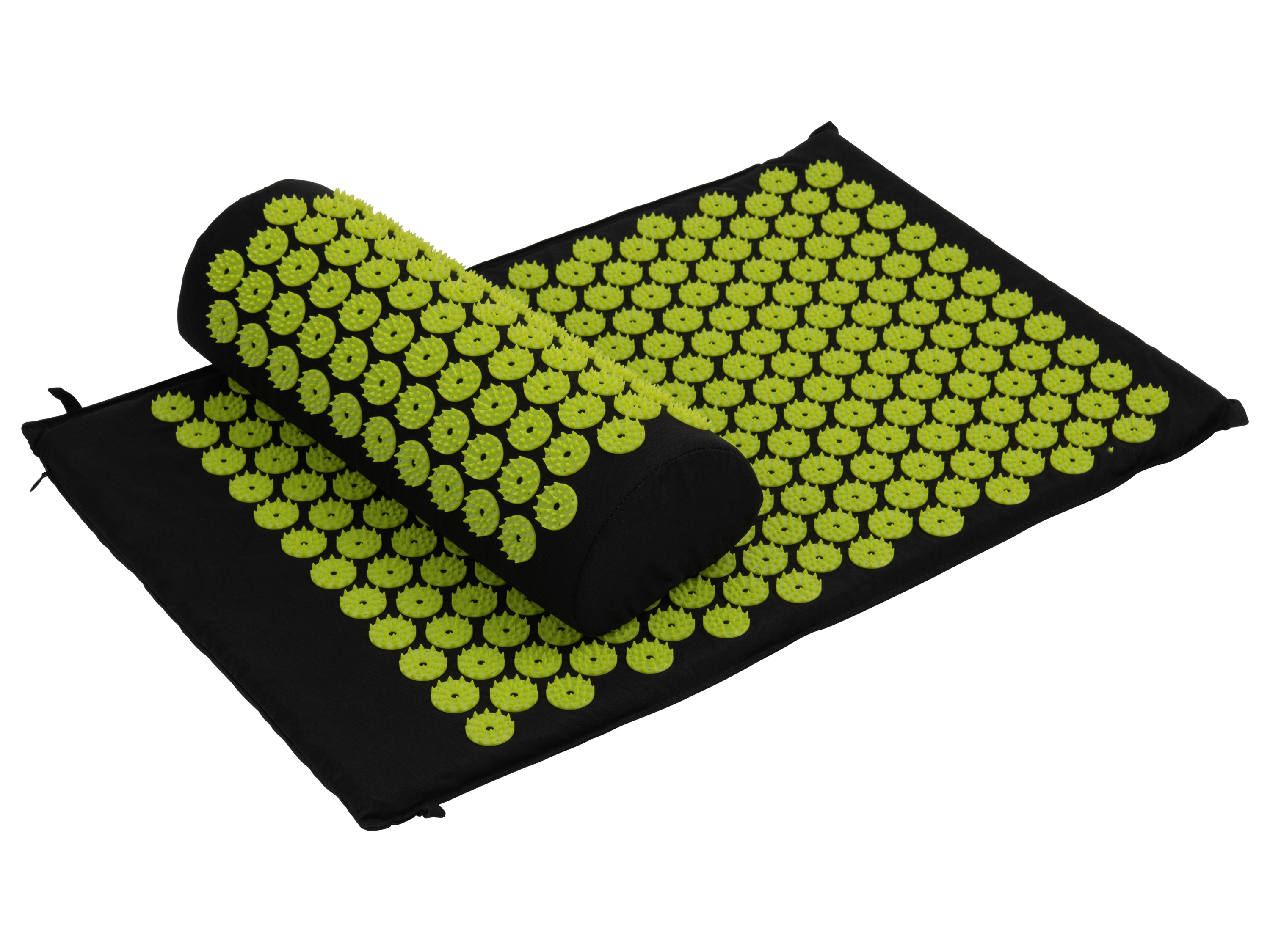 sensiplast Spijkermat met kussen (Zwart/groen)