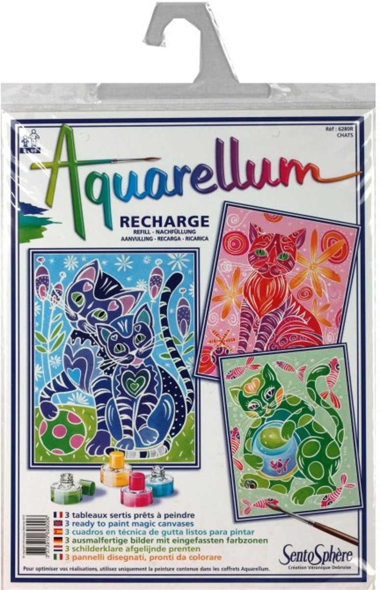 Aquarellum Navulling Katten