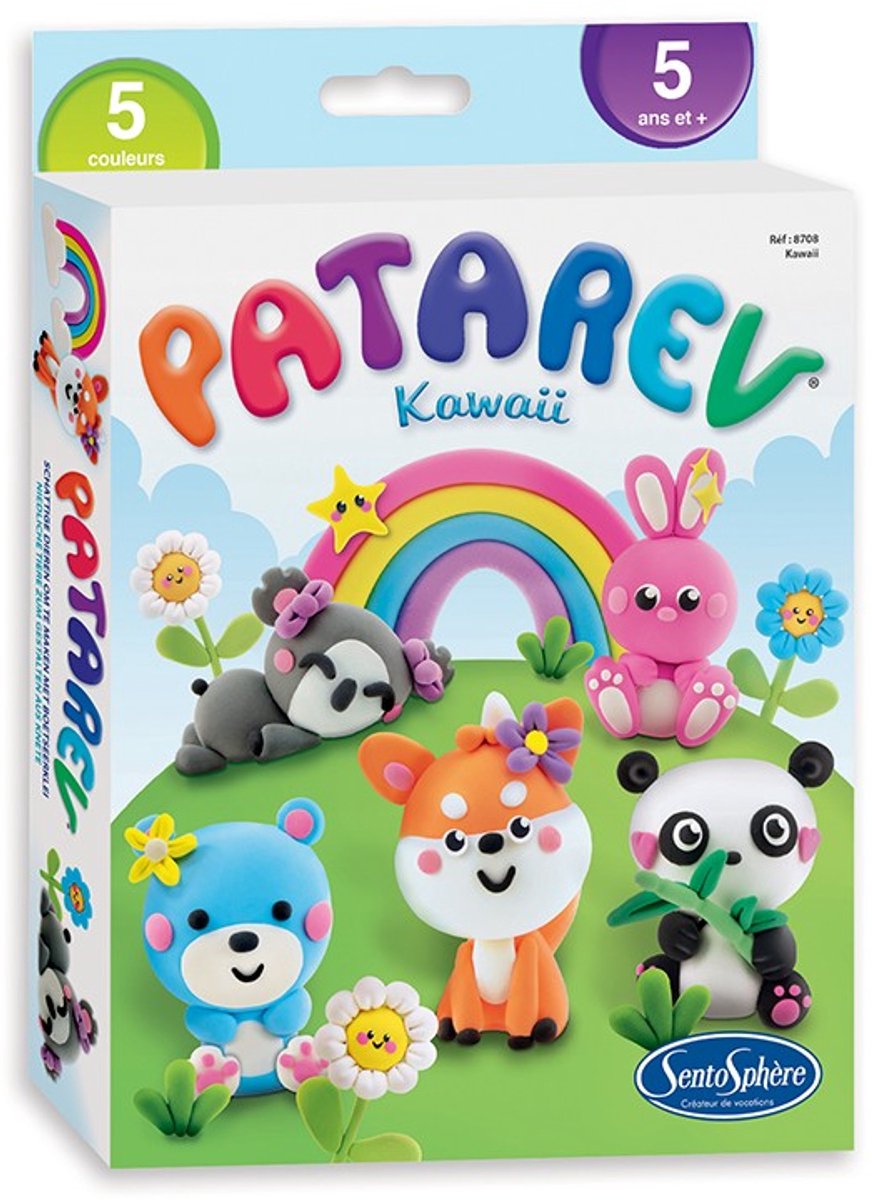 Sentosphère Patarev kleiset Kawaii 6 figuren creatief speelgoed.