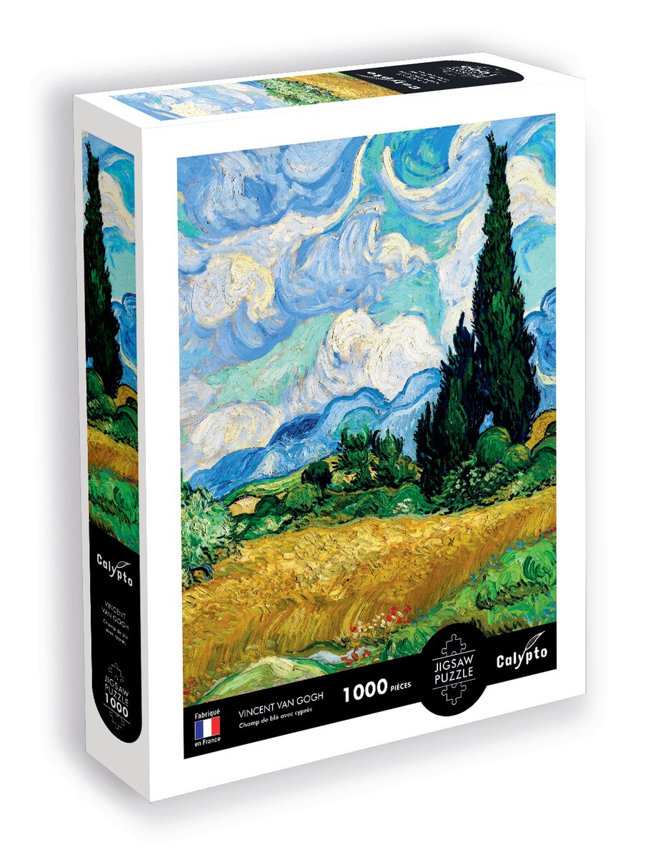 Sentosphère puzzel Vincent van Gogh Korenveld - kunst puzzel 1000 stukjes.