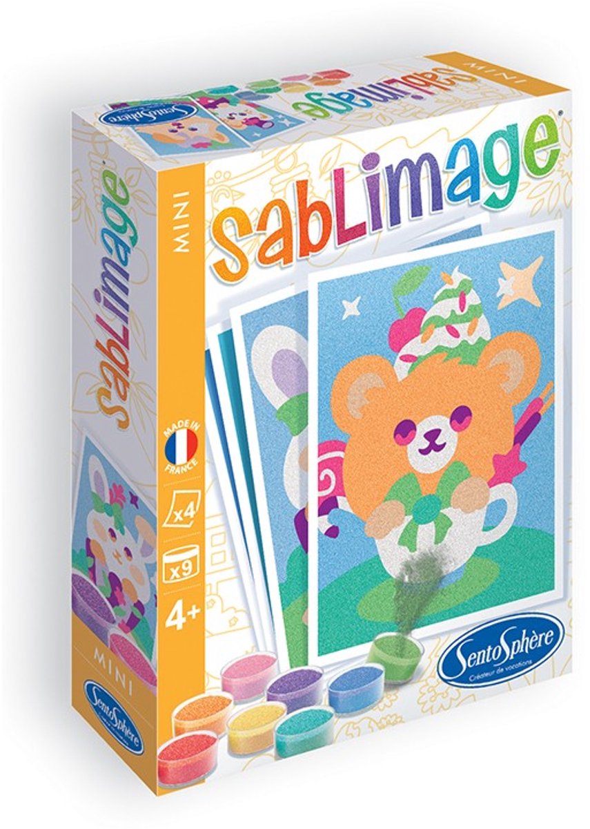 Sentosphère zandkunst Mini Sablimage Set Kawaii creatief speelgoed.