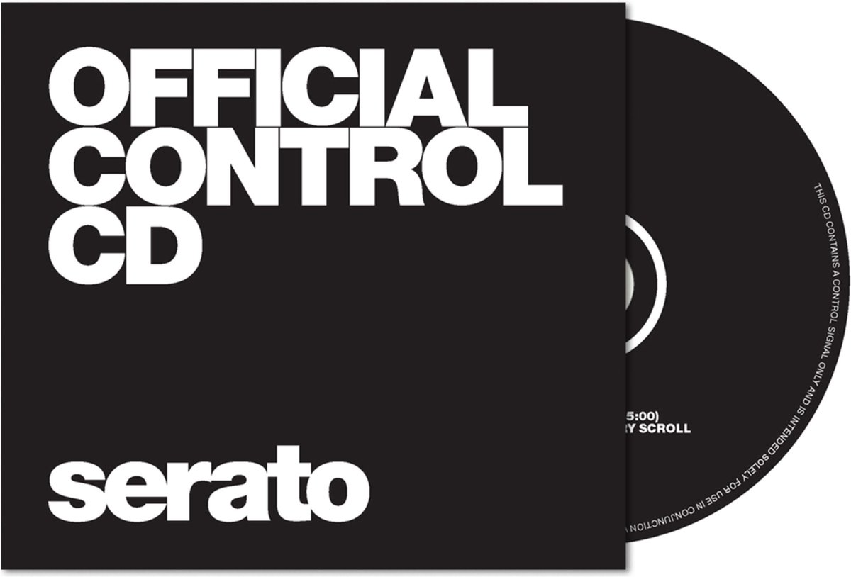 Serato Official Control CDs x2 (Black) - DJ Control