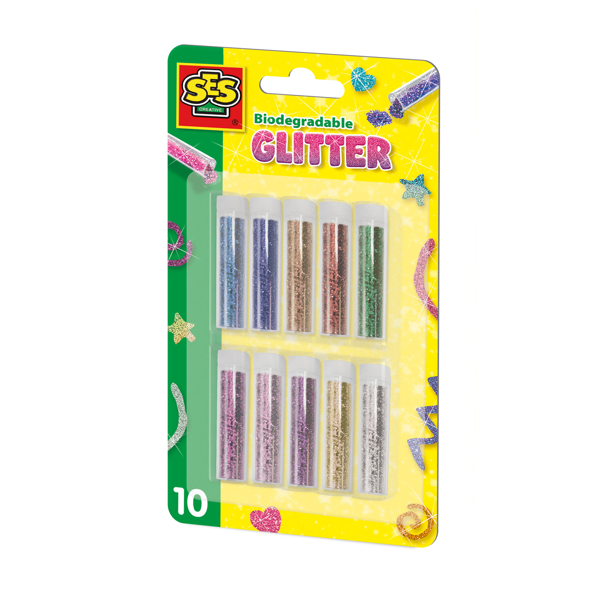   bio glitter 10 kleuren