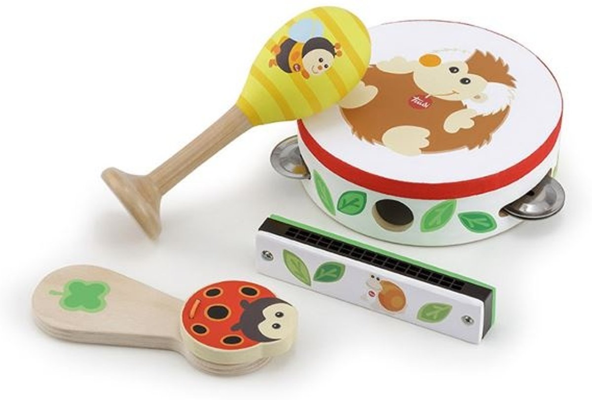 Sevi Houten Percussie-instrumenten Forest Band 4-delig