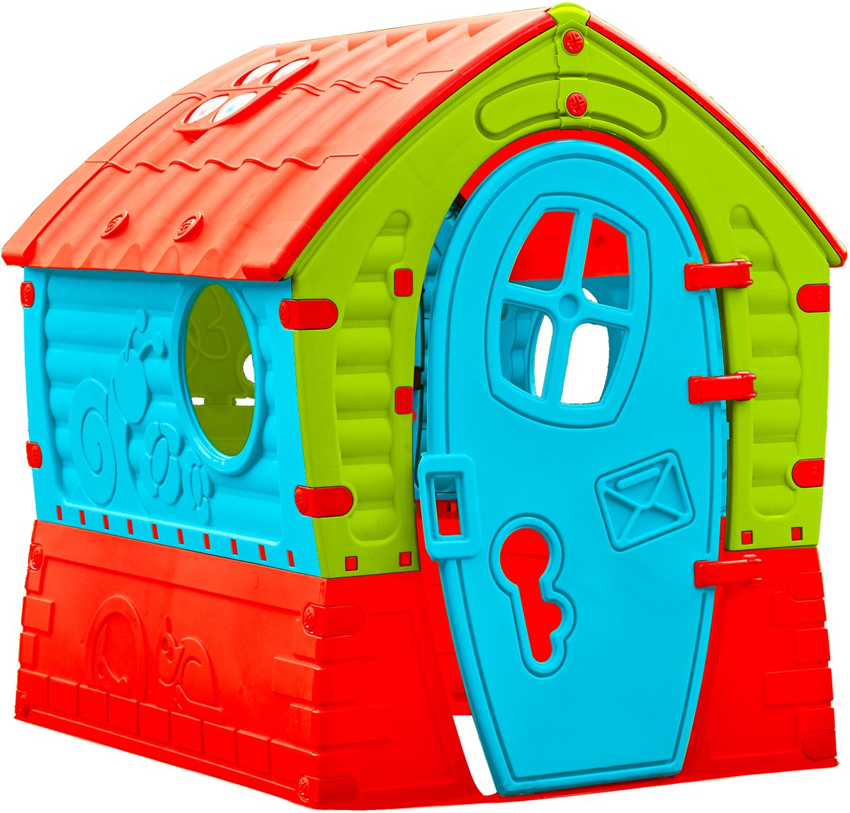 speelhuisje, speelhuisje voor buiten,speelhuis buiten – Kinderspeelhuis UV-bestendig – 90x95x110 cm – Duurzaam Kunststof – Vanaf 2 Jaar –  