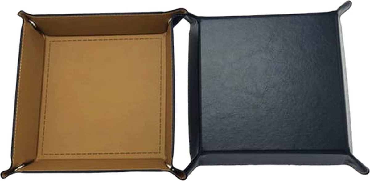 Dobbelsteenbak - Bruin - Dice Tray - Dungeons And Dragons - Pitjesbak - Dobbelbak - Dobbelpiste - Pokerpiste - Dice Box - Dobbelbak - Dobbelstenen