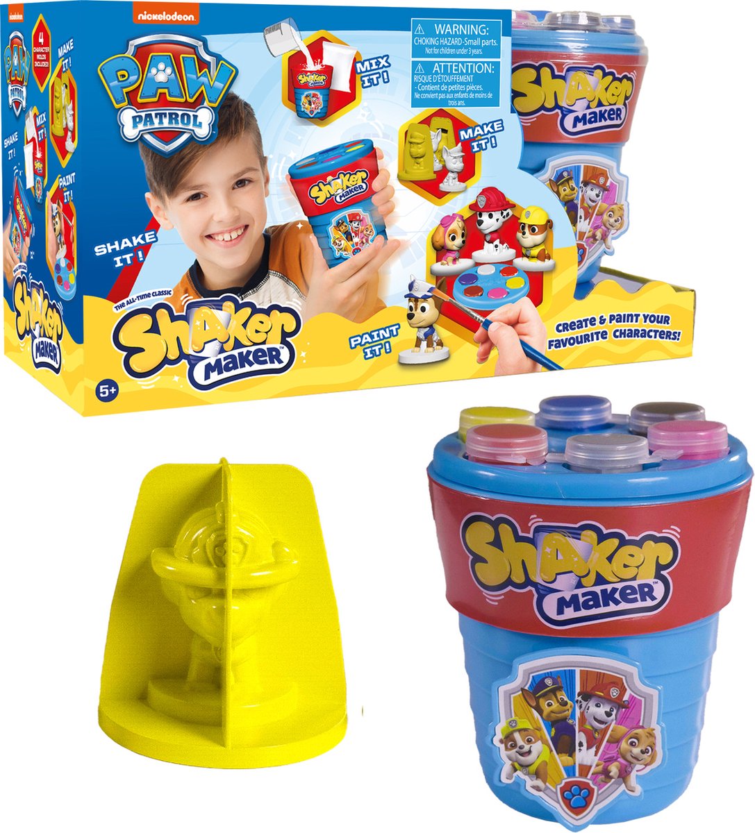 Shaker Maker - Paw Patrol - gipsfiguren maken