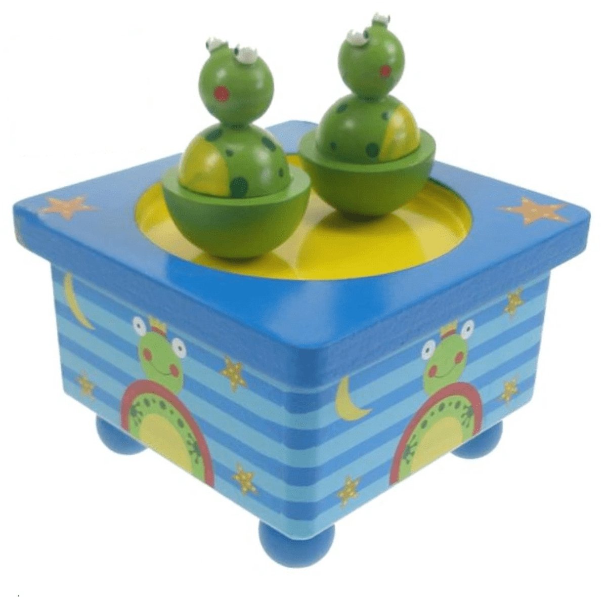 Muziekdoosje Dolle Kikkers - Muziekdoos