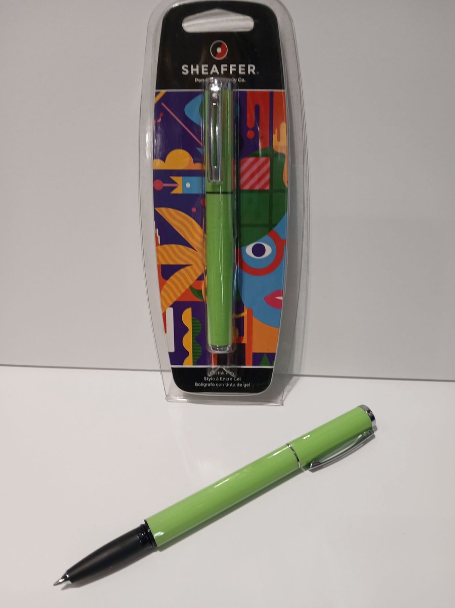 Sheaffer Gel Rollerball met Rubber Grip Lime