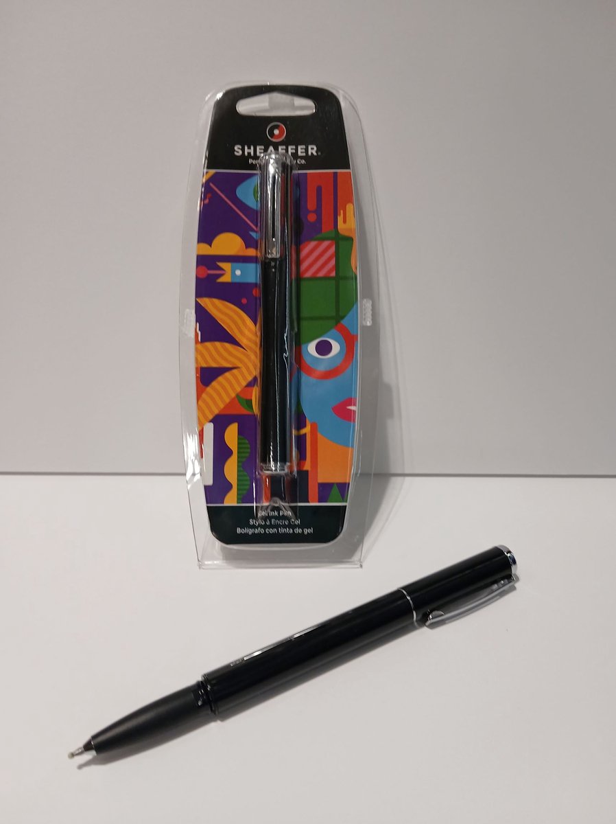 Sheaffer Gel Rollerball met Rubber Grip Zwart