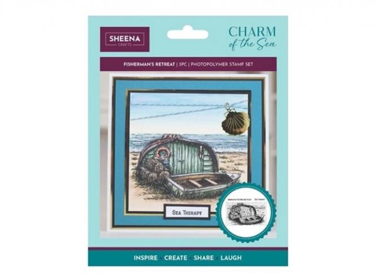 Sheena Douglass - Charm of the Sea - Clearstamp - Fishermans Retreat