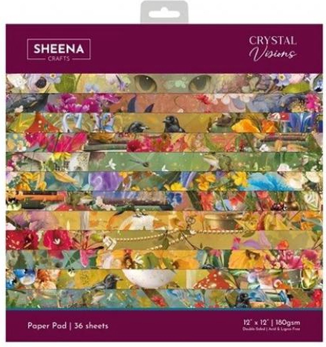 Sheena Douglass - Crystal Visions - Paperpad 30x30 cm