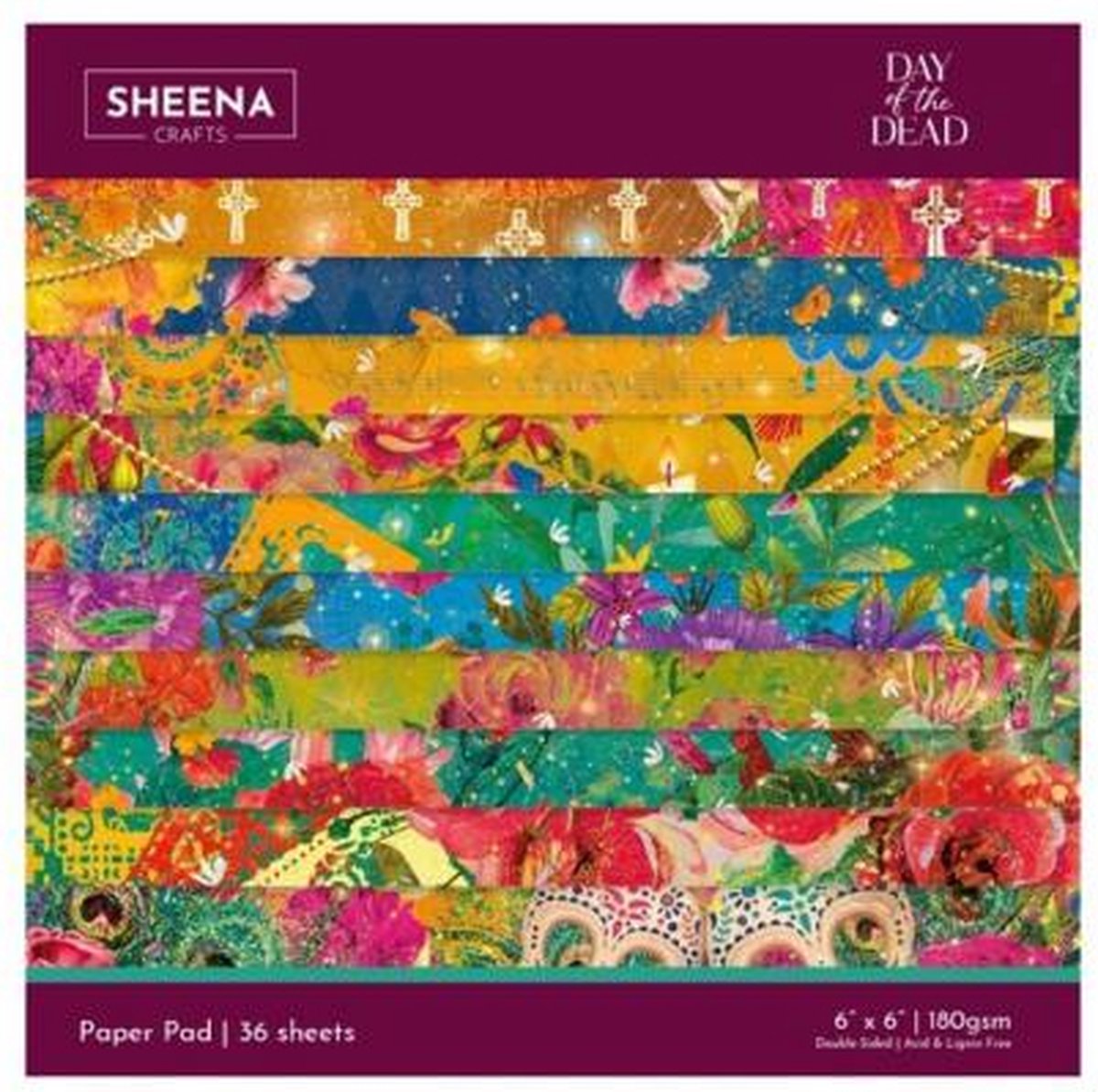 Sheena Douglass - Day of the Dead - Paperpad 15x15 cm