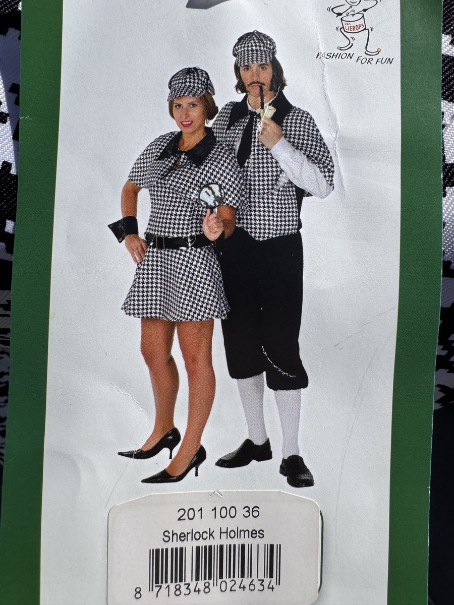 Sherlock holmes jurkje maat 36