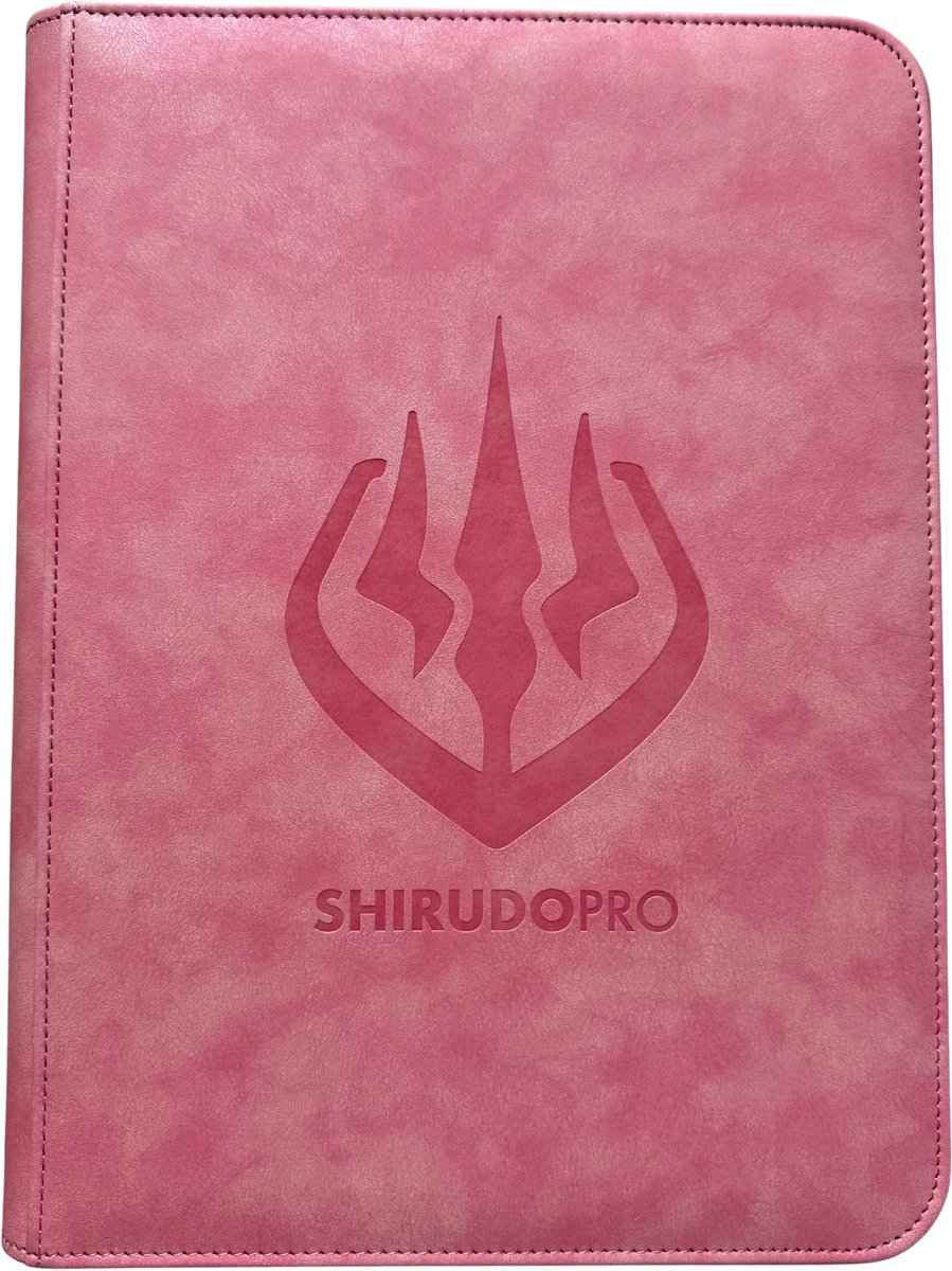 ShirudoPro Zip Binder 360 cards - Roze / Tradingcard binder / binder map geschikt voor trading cards o.a. geschikt voor Pokémon kaarten / Trading kaarten verzamelmap met rits sluiting / Geschikt voor 360 kaarten