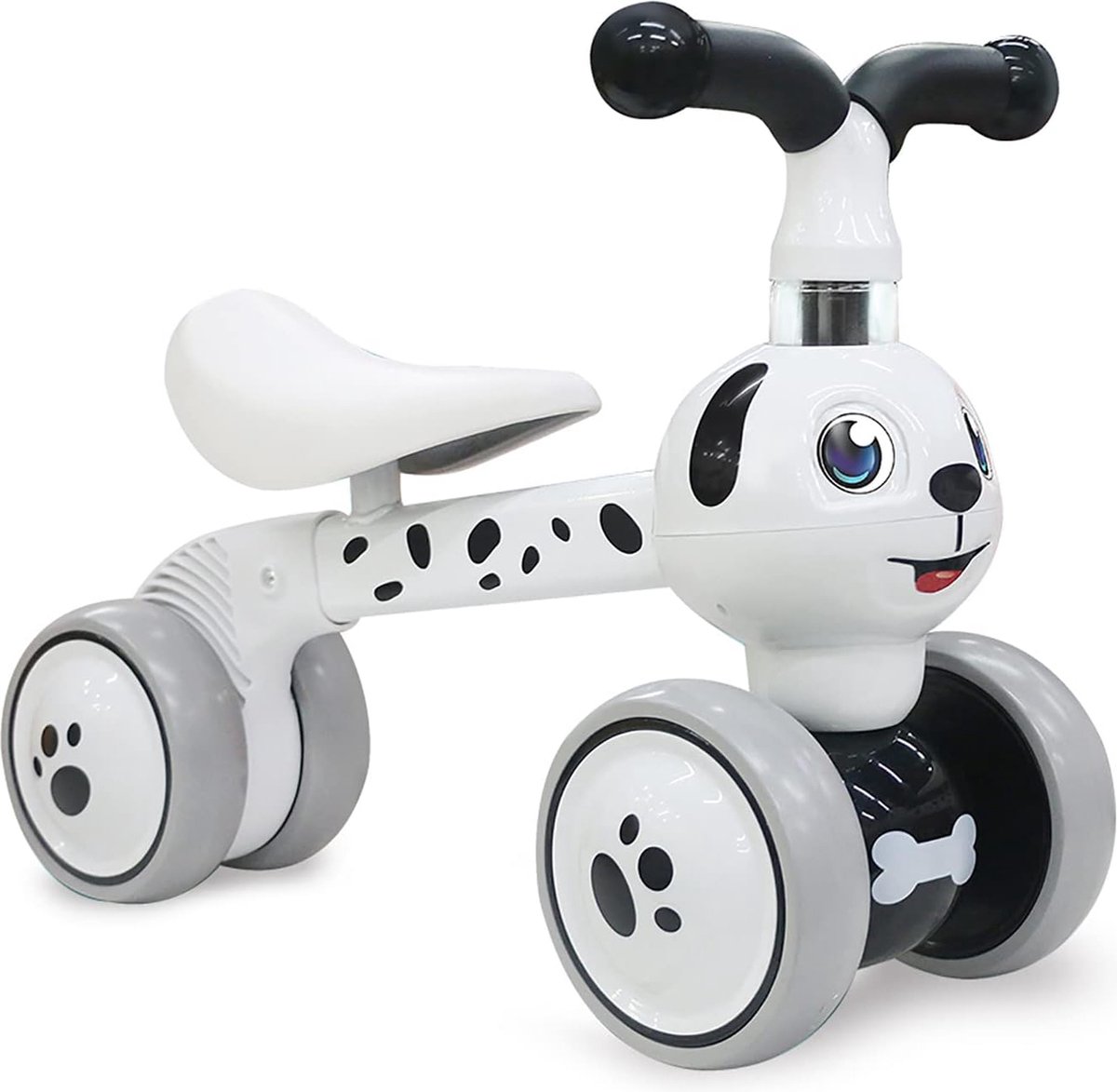 Dalmatian Loopfiets voor Peuters vanaf 1 Jaar - 10-36 Maanden Baby - TÜV Goedgekeurd - Eerste Glijvoertuig - Cadeau voor Jongens en Meisjes - Toddler Speelgoed