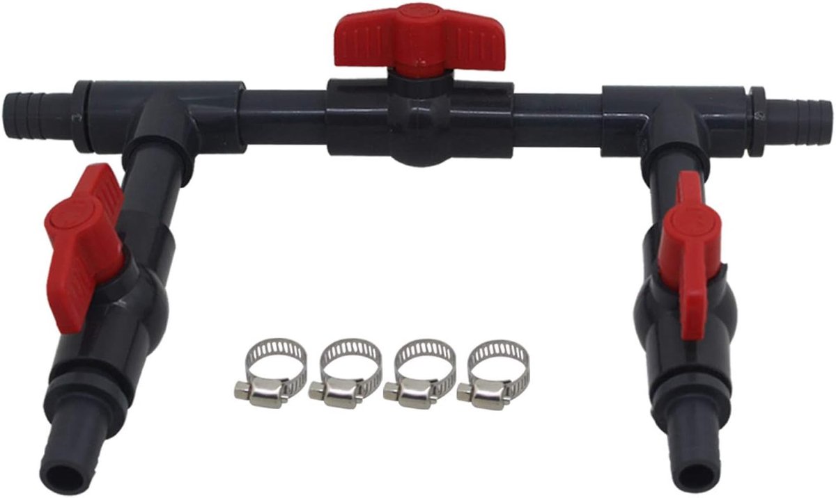 Zonneverwarming Bypass Set voor Zwembad - Warmtepomp Bypass Kit - Solar Verwarming - Elektrische   - Bypass Ventiel voor Warmtepomp en Zonnecollector - Maatnaam: draad1