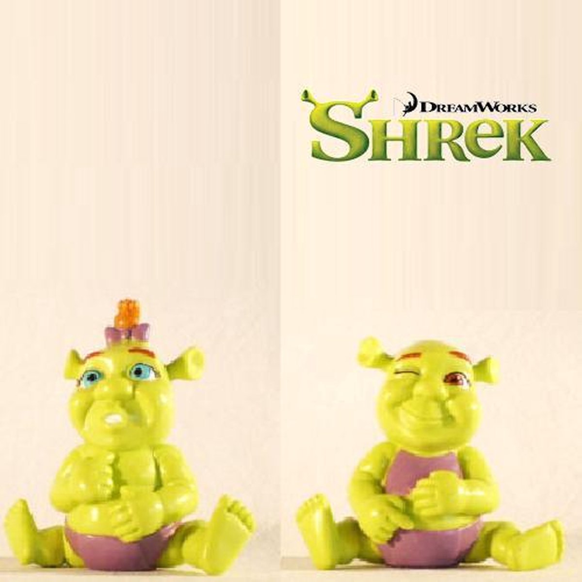 Dreamworks Shrek, Oger baby set 2x (+/-7,5cm).