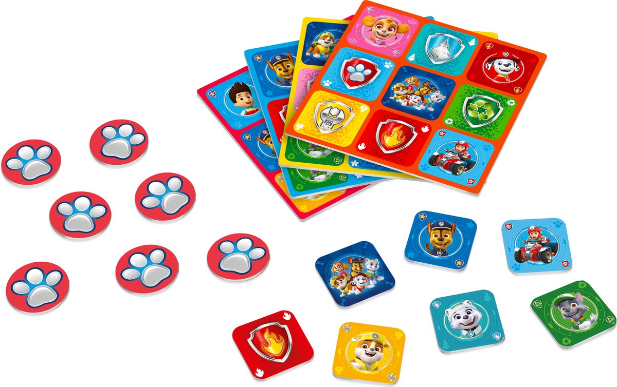 Paw Patrol - Bingo - Spannend Bingospel met het Paw Patrol-Team