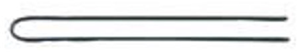 Sibel Haarspeldjes recht zwart 70mm-50st