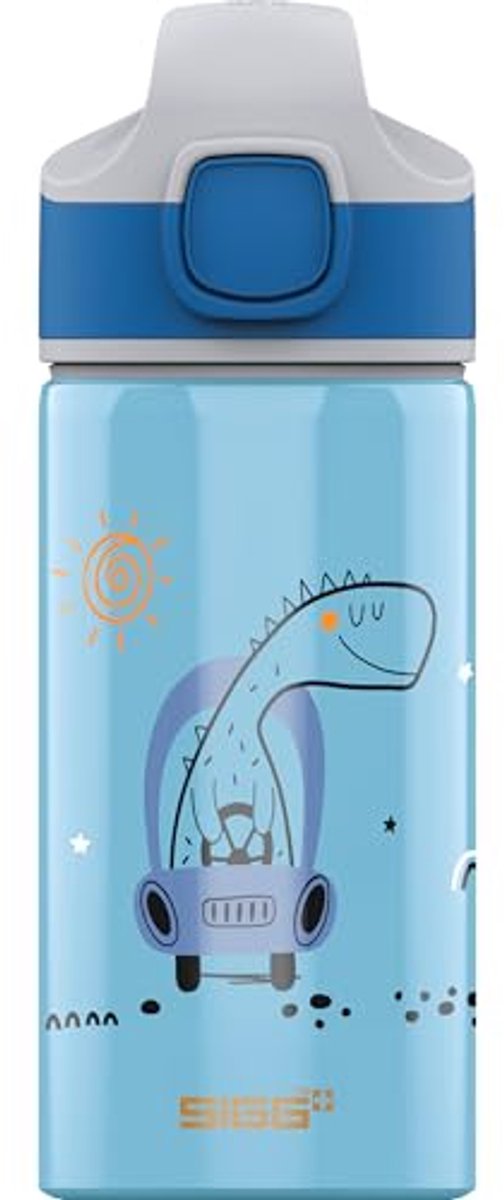 SIGG Dino - Kinder drinkfles aluminium 0,4l met lekvrije dop.
