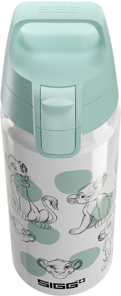 SIGG drinkfles Simba en Nala aluminium 0,6 liter - kindvriendelijk en BPA-vrij.