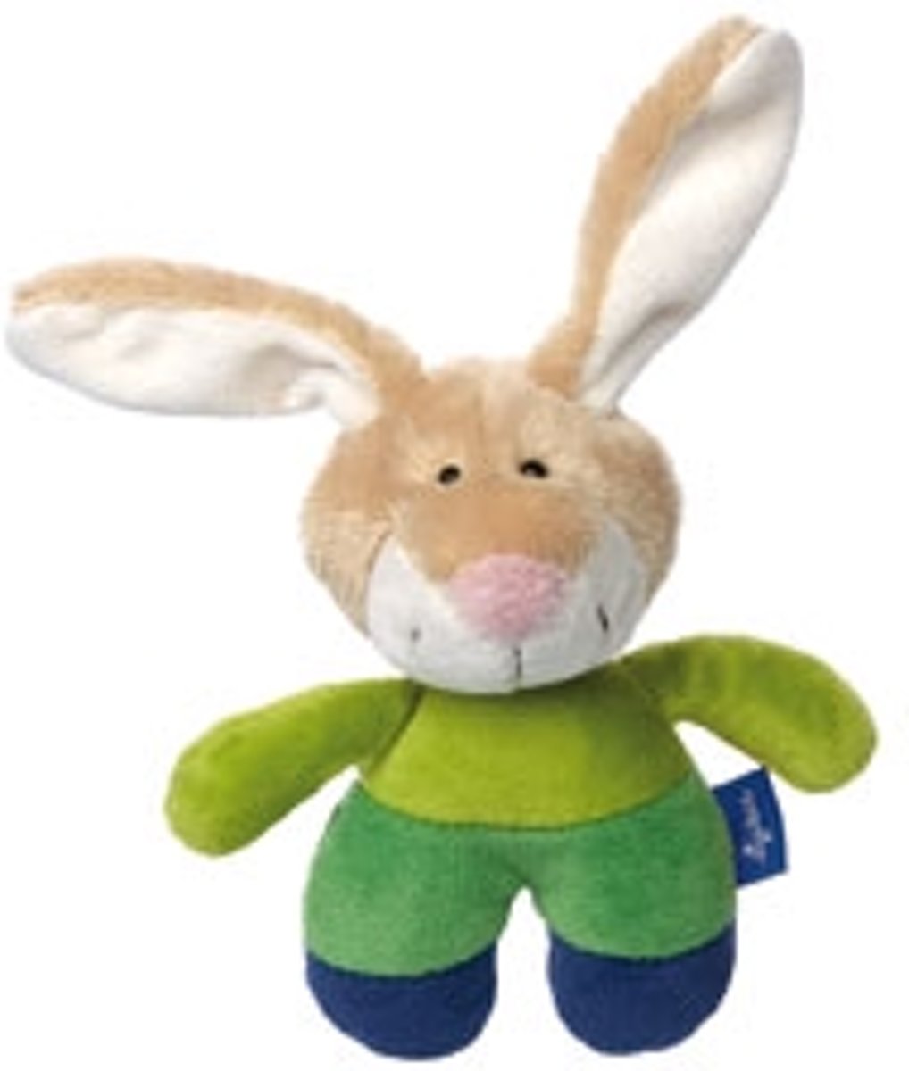 sigikid blauwe collectie grijpspeeltje konijn 41841