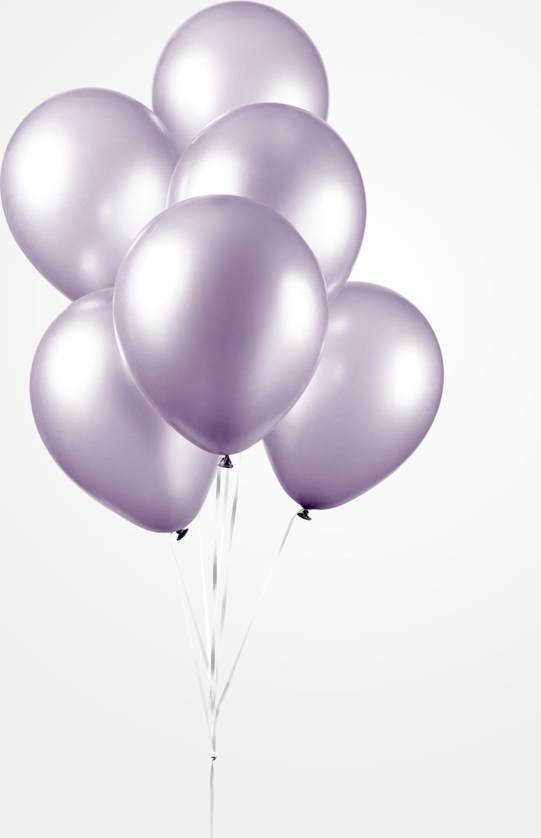 100 Ballonnen Pearl 12 Lavendel