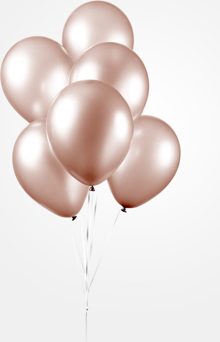 100 Ballonnen Pearl 12 Rosé Goud