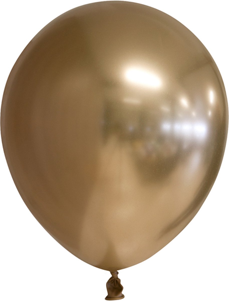 100 Chrome Ballonnen 5 Goud