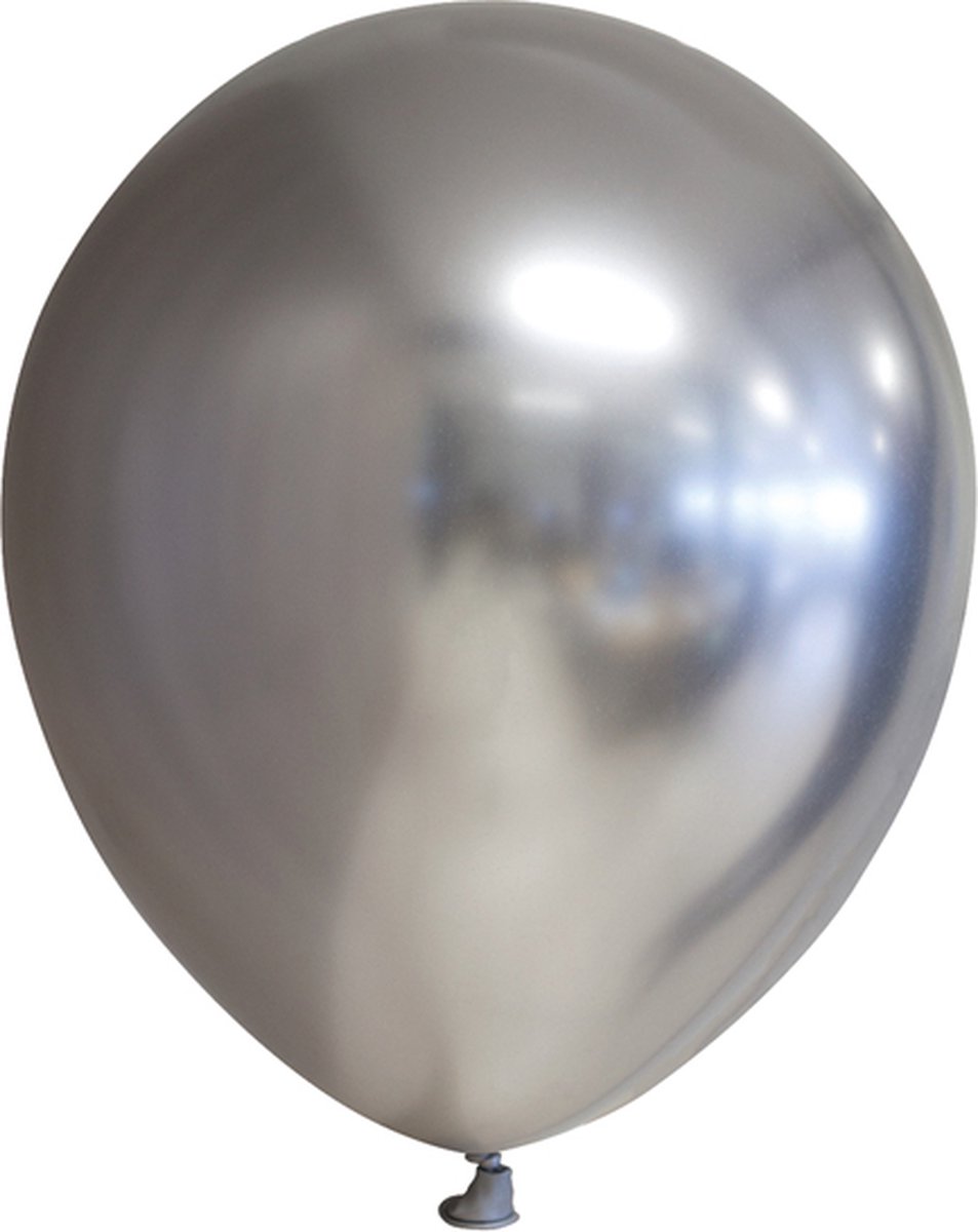 100 Chrome Ballonnen 5 Zilver