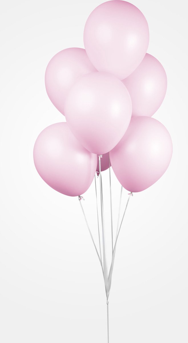 25 Macaron Ballonnen 12″ Roze
