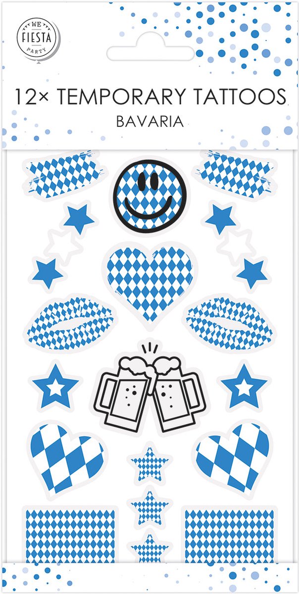 36x Bavaria Plak Tattoo - Party Feest Thema Fun