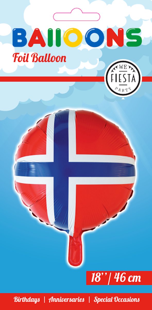 Folieballon Noorwegen 18