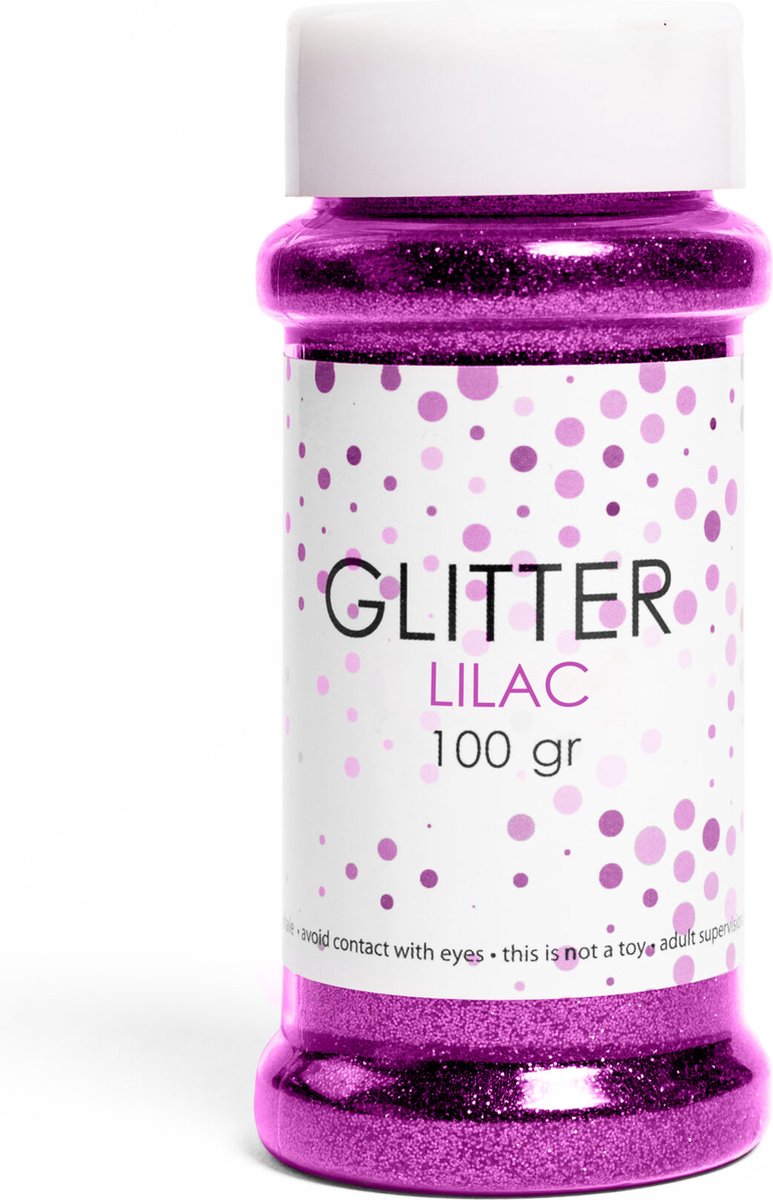 Glitter Lila 100 gram - Knutselen Glitters