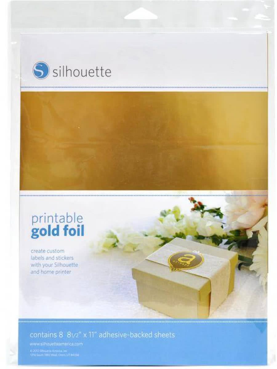 Printable Gold Foil (Silhouette Cameo of Curio)