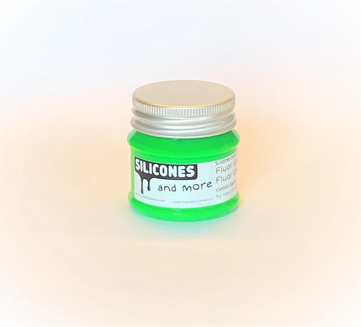 Siliconen kleurstof - Kleur: Groen FLUOR, verpakking: 250 Gr.