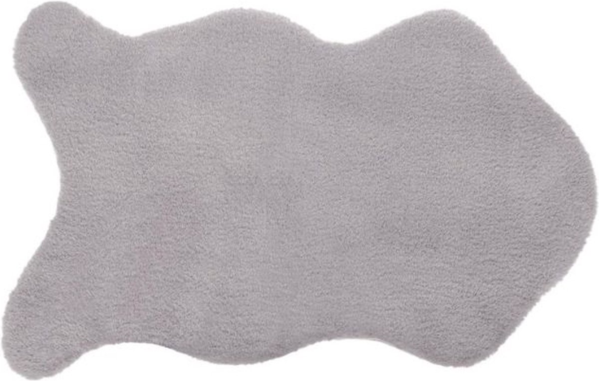 Soft fuch fuzzy tapijt 60x90 cm - Overig - Grijs - Gris - SILUMEN