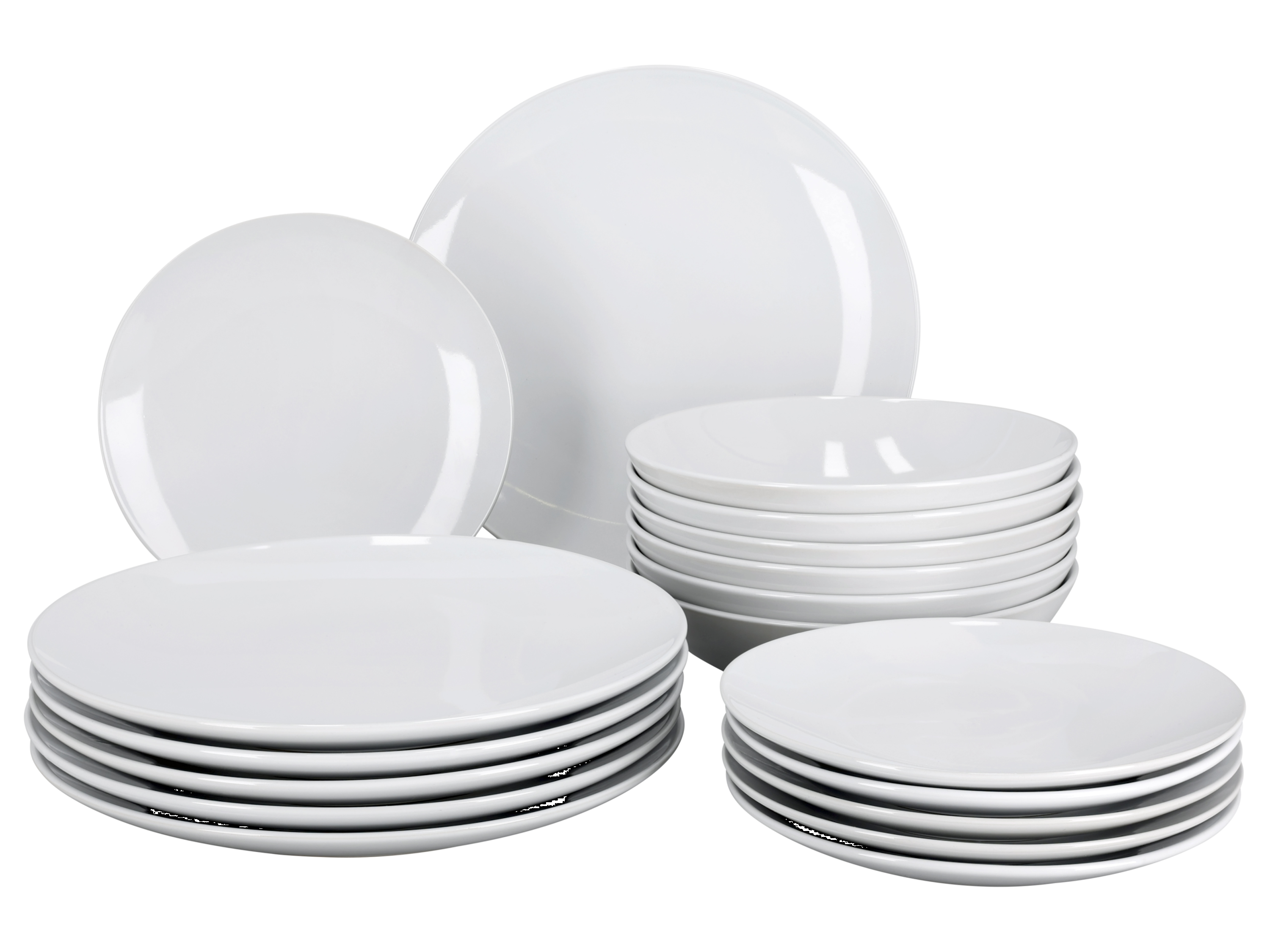 SILVERCREST Serviesset 18-delig (Wit)