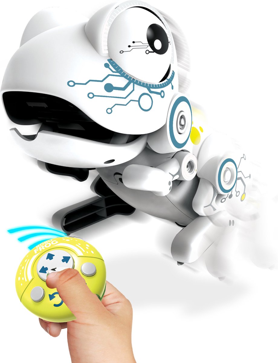 Robo Frog - Robot Kikker met uitrekbare tong 5+