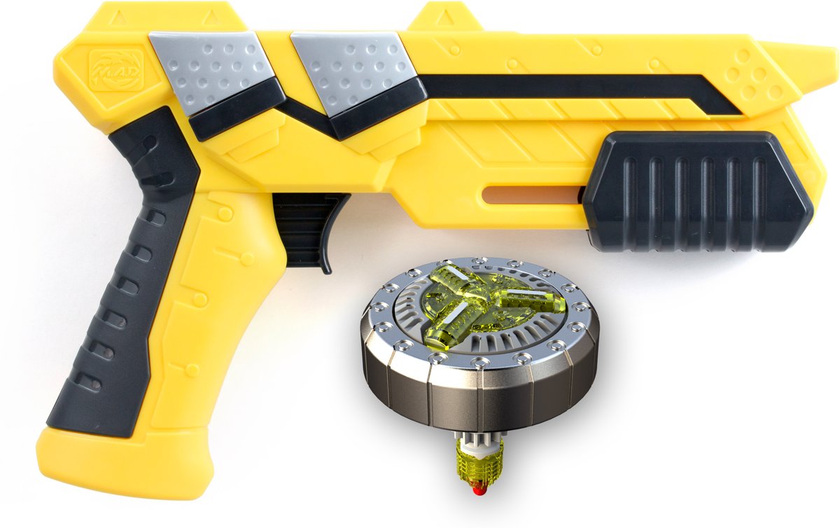 Spinner Mad Single shot blaster Sandstorm - geel
