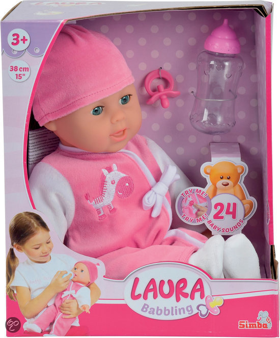 Simba  Laura Babbling - zacht Lichaam en Geluid - Pop