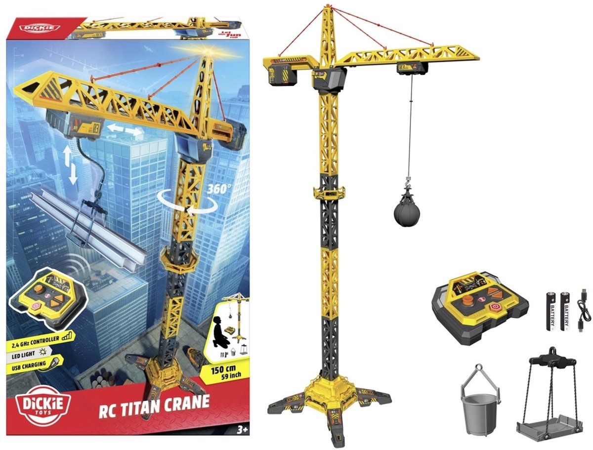 Simba Toys - RC Titan Crane - 203729023 - Kraan