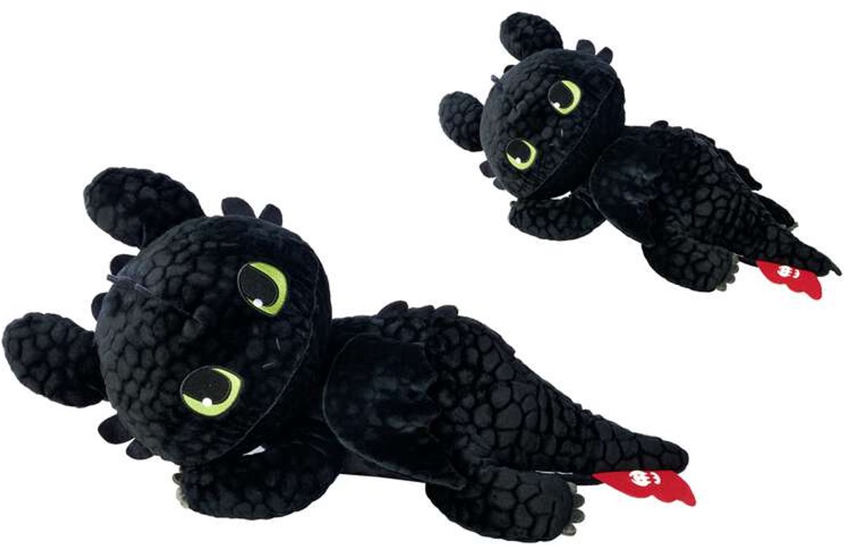 Pluche Universal - Lying Toothless (46cm)
